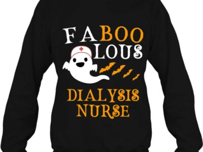 Faboolous Dialysis Nurse Funny Halloween Costume Gift Ghost