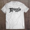 Harry Potter Muggle White Raglan Baseball Tee