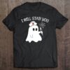 I Will Stab You Ghost Nurse Funny Halloween Apparel Item