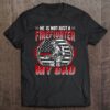 My Dad Is A Firefighter Thin Red Line Fire Son Daughter Gift