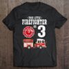Sound The Alarm I‘m 3 Funny Future Firefighter Birthday