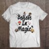Womens Harry Potter Believe In Magic Cute Cartoon Text V-Neck