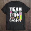 Womens Team Third Grade Shirt Great Team Teacher Back To School V Neck