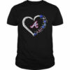 Diamonds Heart Love Atlanta Braves 2021 Classic T-Shirt