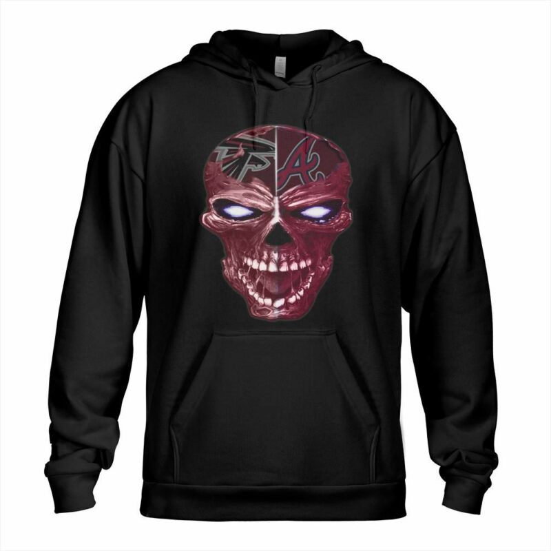 Falcons Braves Skull T Shirt