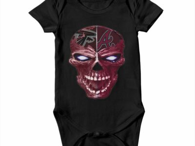 Falcons Braves Skull T Shirt
