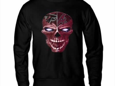 Falcons Braves Skull T Shirt