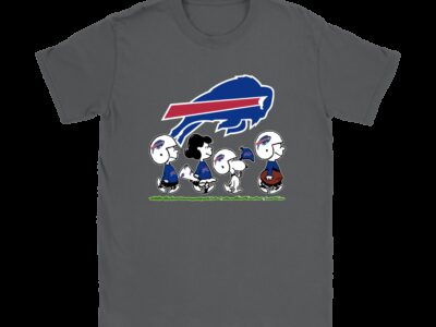 Peanuts Snoopy Football Team With The Buffalo Bills NFL Shirts