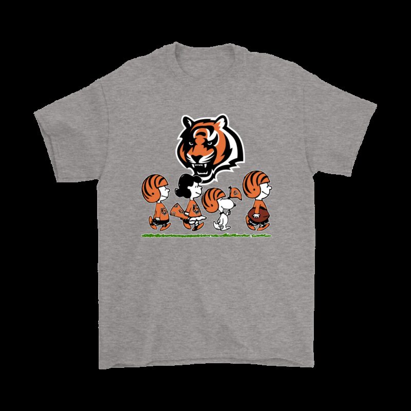 Peanuts Snoopy Football Team With The Cincinnati Bengals NFL Shirts