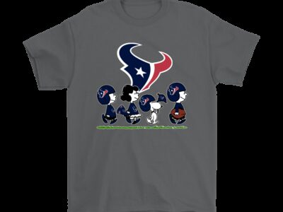 Peanuts Snoopy Football Team With The Houston Texans NFL Shirts
