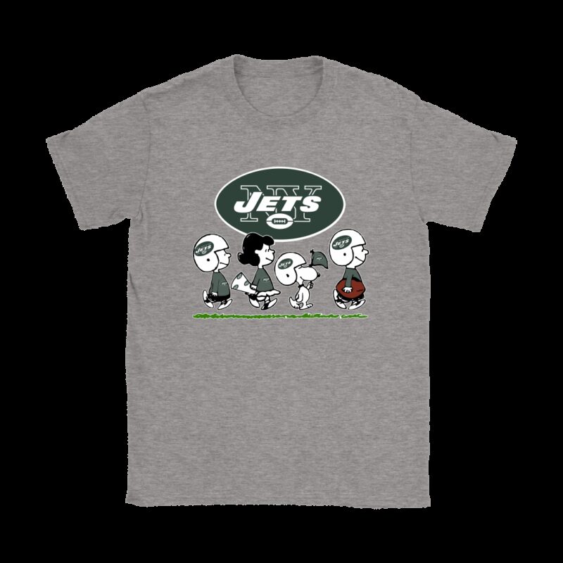 Peanuts Snoopy Football Team With The New York Jets NFL Shirts