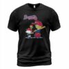 Peanuts Snoopy Woodstock & Charlie Brown Atlanta Braves Team Shirt