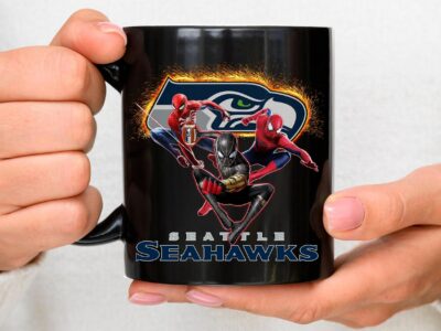 Seattle Seahawks Spider Man No Way Home Mug