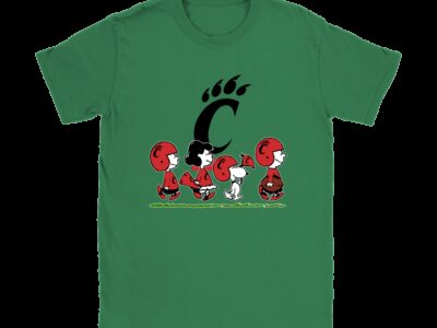 Snoopy The Peanuts Cheer For The Cincinnati Bearcats NCAA Shirts