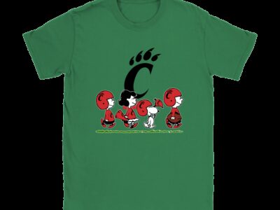 Snoopy The Peanuts Cheer For The Cincinnati Bearcats NCAA Shirts