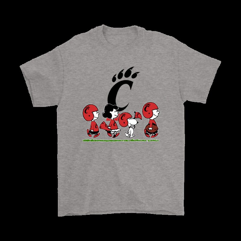 Snoopy The Peanuts Cheer For The Cincinnati Bearcats NCAA Shirts