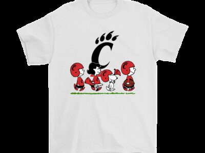 Snoopy The Peanuts Cheer For The Cincinnati Bearcats NCAA Shirts