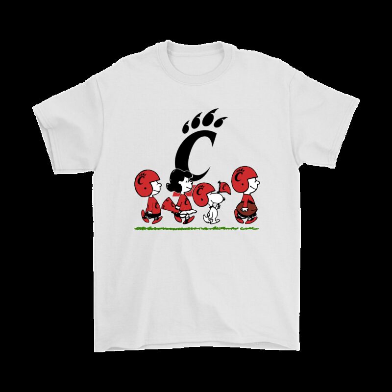 Snoopy The Peanuts Cheer For The Cincinnati Bearcats NCAA Shirts