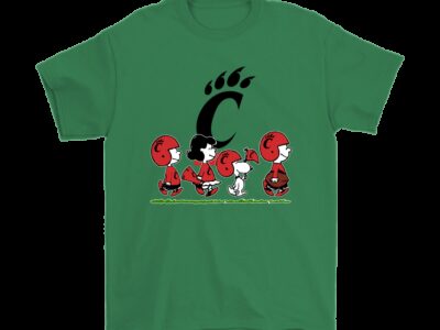 Snoopy The Peanuts Cheer For The Cincinnati Bearcats NCAA Shirts