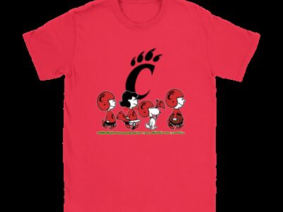 Snoopy The Peanuts Cheer For The Cincinnati Bearcats NCAA Shirts