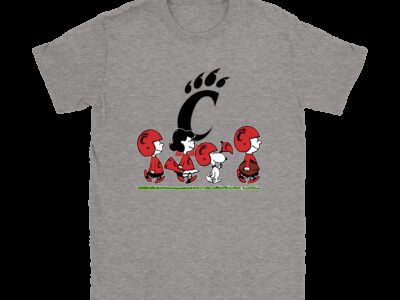 Snoopy The Peanuts Cheer For The Cincinnati Bearcats NCAA Shirts