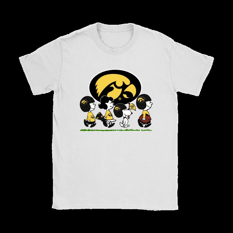 Snoopy The Peanuts Cheer For The Iowa Hawkeyes NCAA Shirts