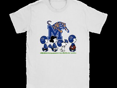 Snoopy The Peanuts Cheer For The Memphis Tigers NCAA Shirts