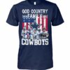 Dallas Cowboys God Country Family Shirt