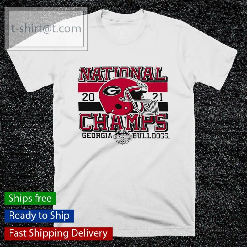 Georgia Bulldogs Champion College Football Playoff 2021 National Champions Winning Stripes shirt