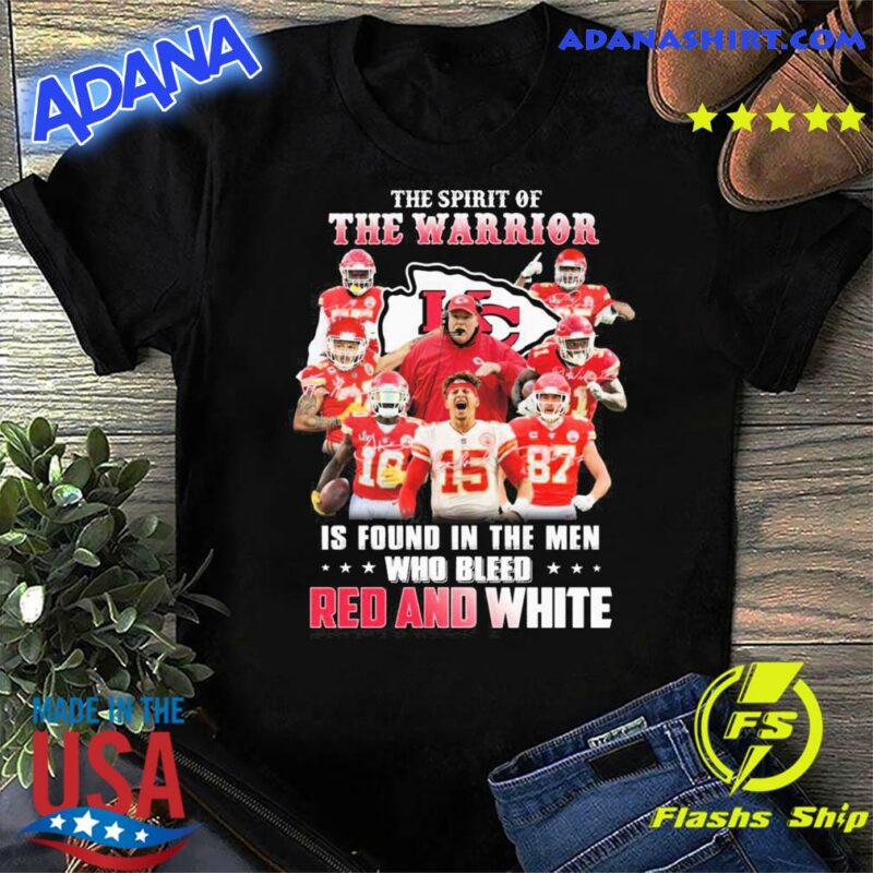 Kansas City Chiefs Team The Spirit Of The The Warrior Signatures T Shirt