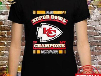 Kansas city Chiefs Two Time Super Bowl Champions Shirt