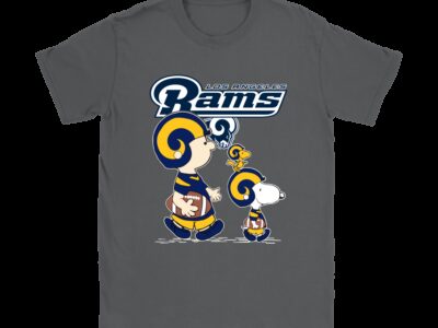 Los Angeles Rams Lets Play Football Together Snoopy NFL Shirts