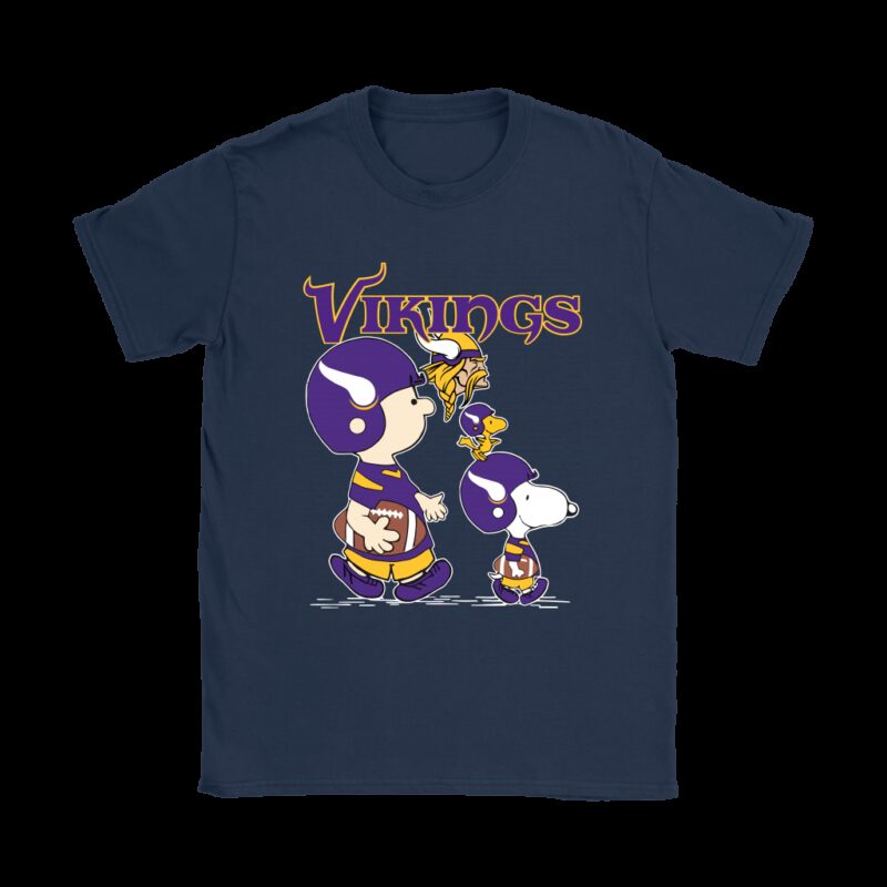 Minnesota Vikings Lets Play Football Together Snoopy NFL Shirts