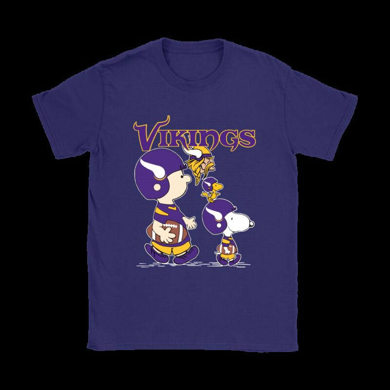 Minnesota Vikings Lets Play Football Together Snoopy NFL Shirts