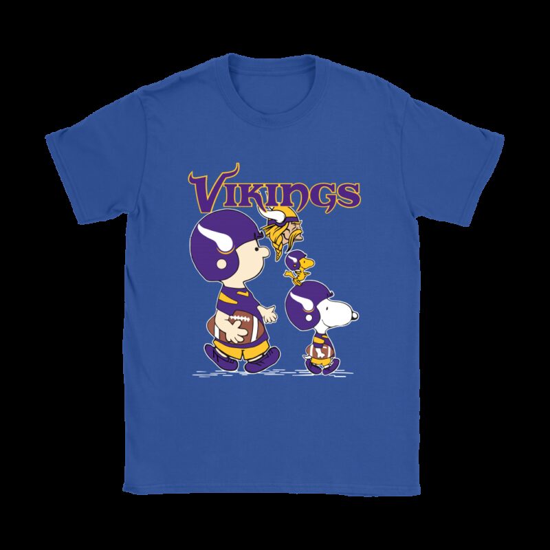 Minnesota Vikings Lets Play Football Together Snoopy NFL Shirts
