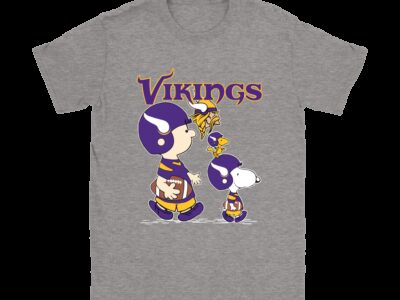 Minnesota Vikings Lets Play Football Together Snoopy NFL Shirts