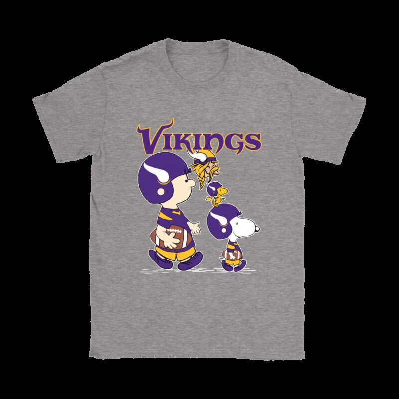 Minnesota Vikings Lets Play Football Together Snoopy NFL Shirts