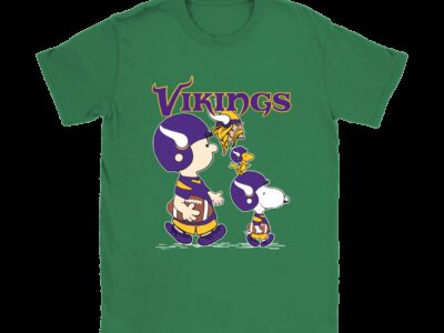 Minnesota Vikings Lets Play Football Together Snoopy NFL Shirts