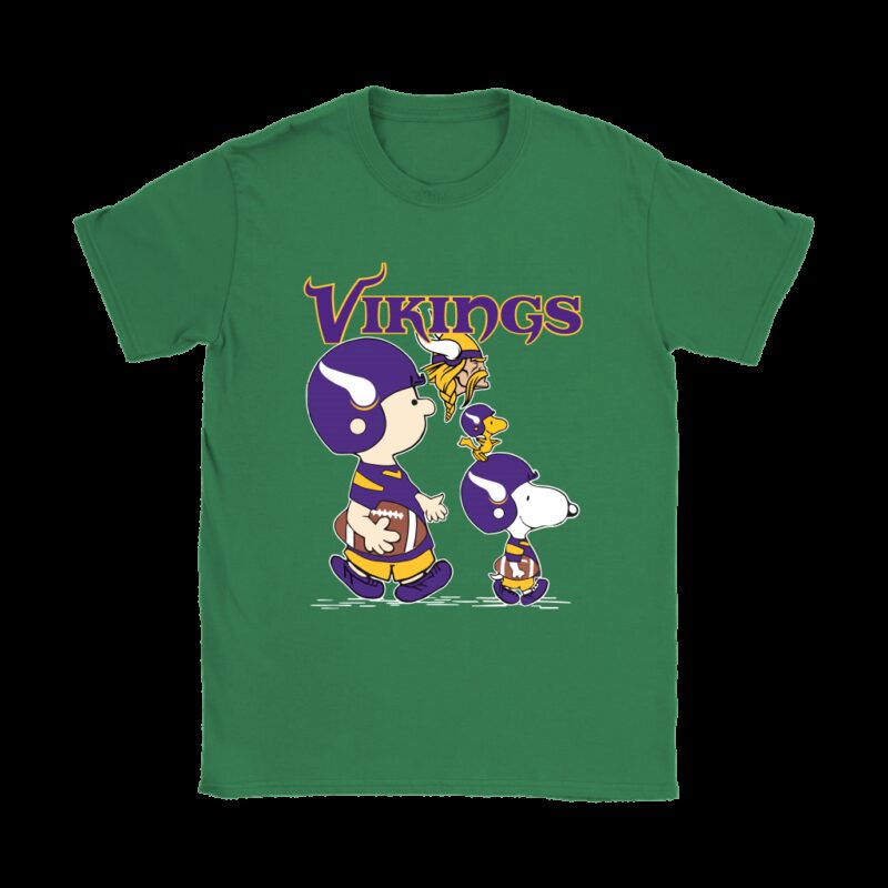 Minnesota Vikings Lets Play Football Together Snoopy NFL Shirts