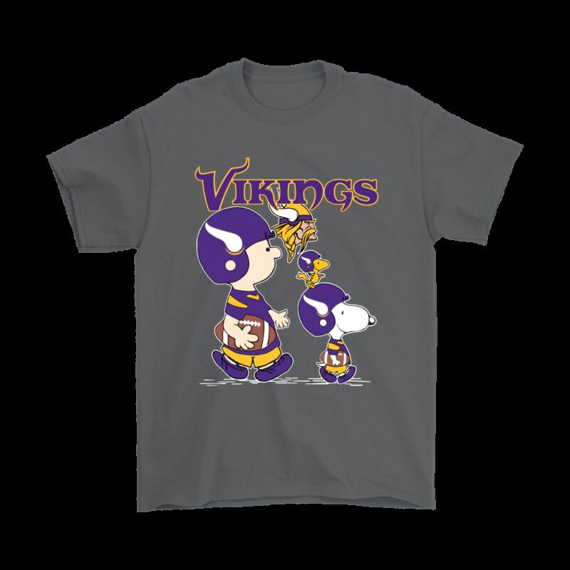 Minnesota Vikings Lets Play Football Together Snoopy NFL Shirts