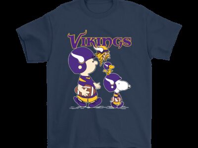 Minnesota Vikings Lets Play Football Together Snoopy NFL Shirts
