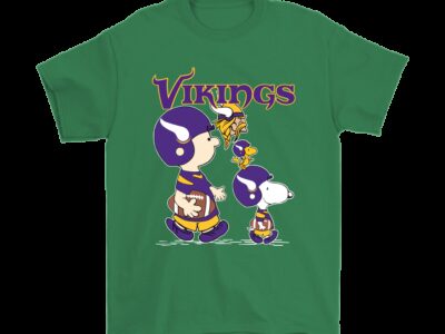 Minnesota Vikings Lets Play Football Together Snoopy NFL Shirts