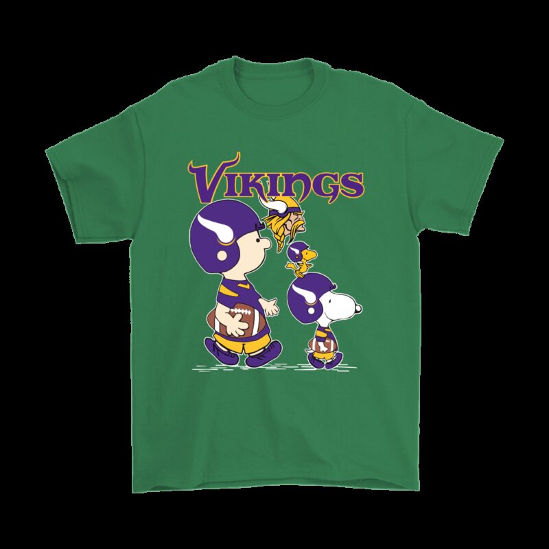 Minnesota Vikings Lets Play Football Together Snoopy NFL Shirts