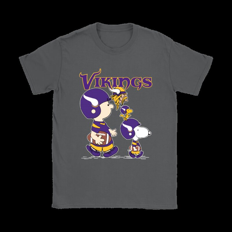 Minnesota Vikings Lets Play Football Together Snoopy NFL Shirts