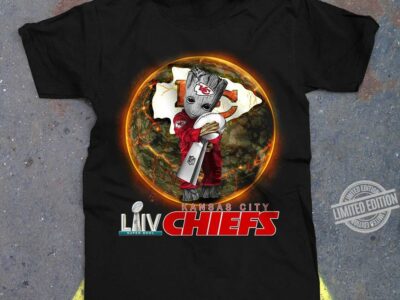 Official Groot hug super bowl champions Kansas City Chiefs shirt