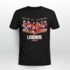 San Francisco 49ers Legends team signatures shirt