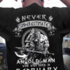 Viking Never Underestimate Old Man Born In February Shirt