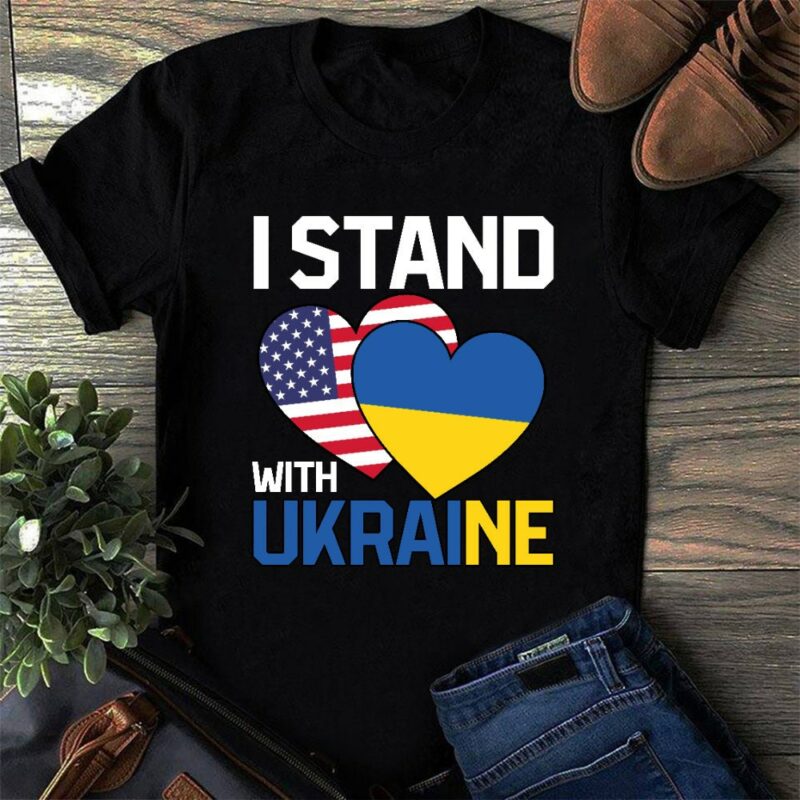 American I Stand With Ukraine Shirt