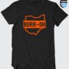 BURR-OH Bengals Burrow Maps Ohio T Shirt