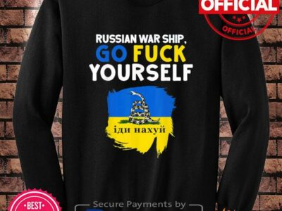 Hottest Snake flag russian warship go fuck your self New 2022 shirt